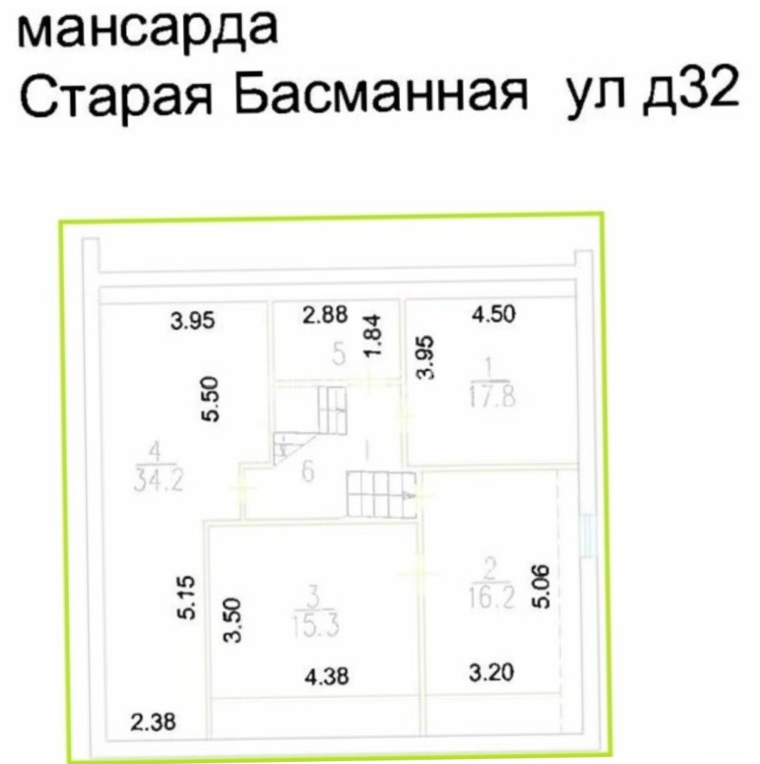 Здание целиком Старая Басманная, 32 площадью 311 квадратных метров