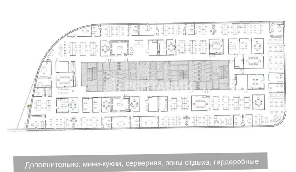 Офис Сколково Парк, корпус 1 площадью 5360.99 квадратных метров
