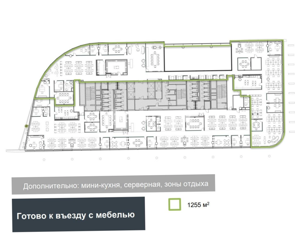 Офис Сколково Парк, корпус 1 площадью 6657.21 квадратных метров
