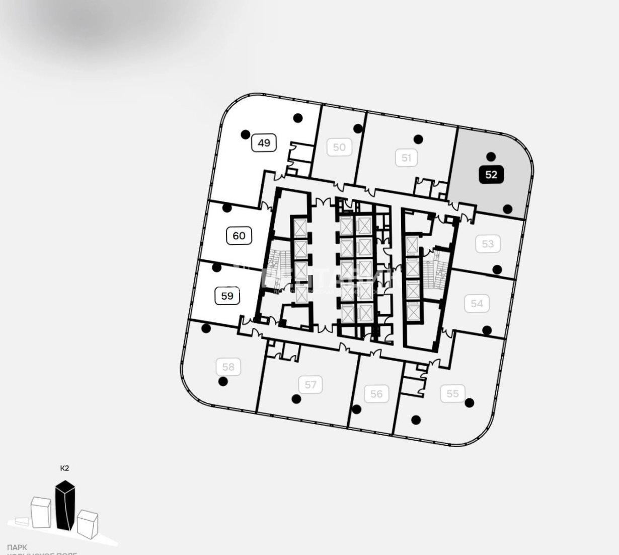 Офис Air площадью 116.4 квадратных метров