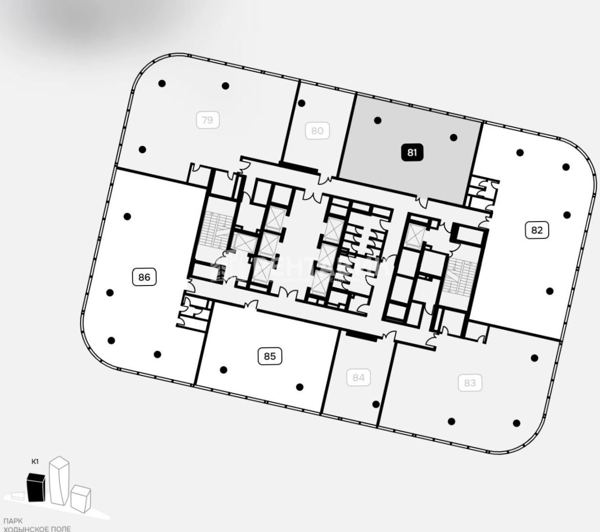 Офис Air площадью 136.1 квадратных метров