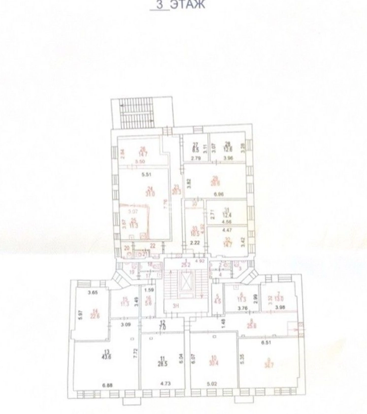Офис Ермолаевский, 25 площадью 185 квадратных метров