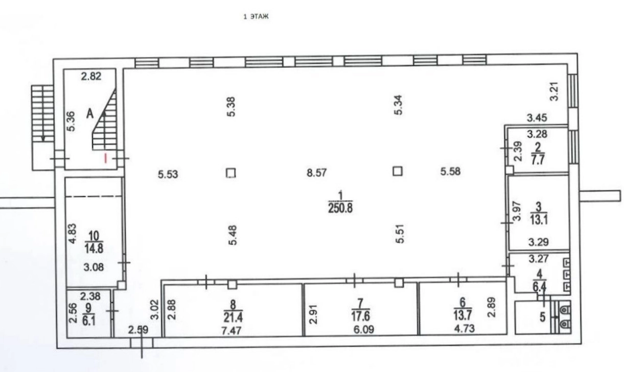 Здание целиком Касаткина, 1к1 площадью 783.2 квадратных метров
