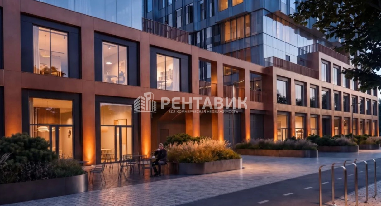 фасад дома, здание по адресу г Москва, 1-й Варшавский пр-д, д 1А стр 32
