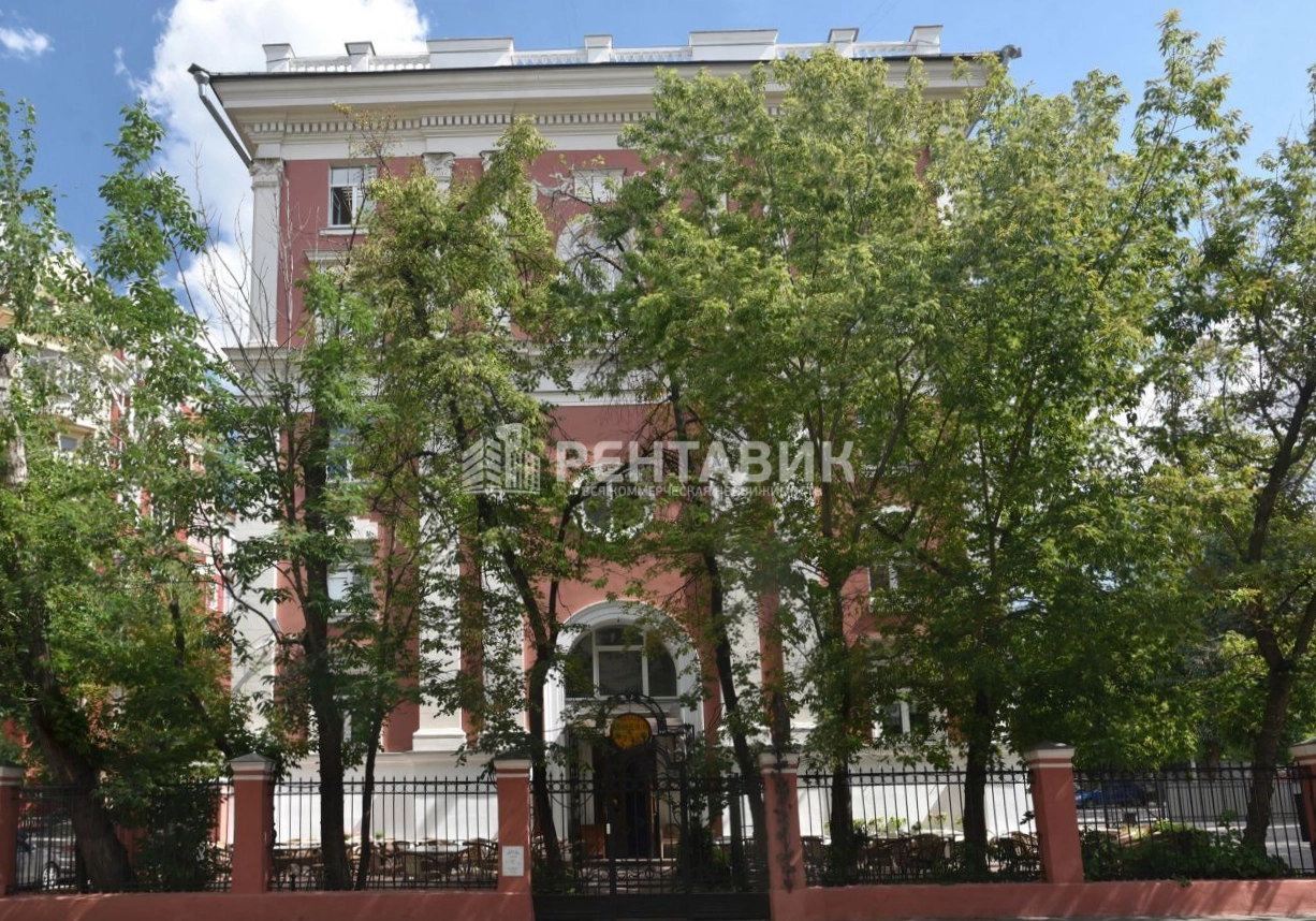 фасад дома, здание по адресу г Москва, Трёхпрудный пер, д 4
