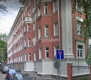 фасад дома, здание по адресу г Москва, Трёхпрудный пер, д 4