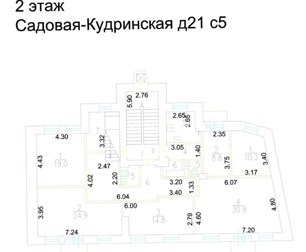 Здание целиком Садовая-Кудринская 21с5 площадью 1199.6 квадратных метров