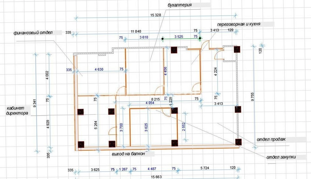 Офис Grand Setun Plaza / Гранд Сетунь Плаза площадью 208.3 квадратных метров
