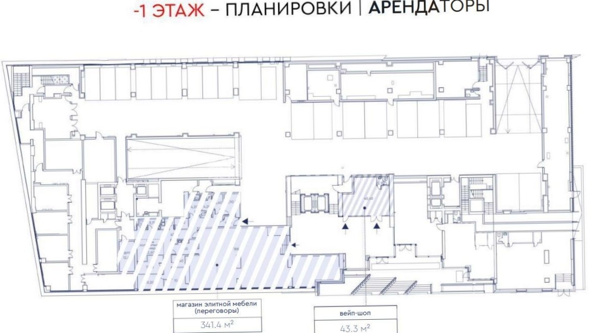 Торговая площадь Red7 площадью 5100 квадратных метров