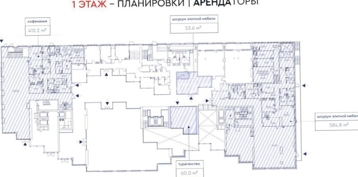 Торговая площадь Red7 площадью 5100 квадратных метров