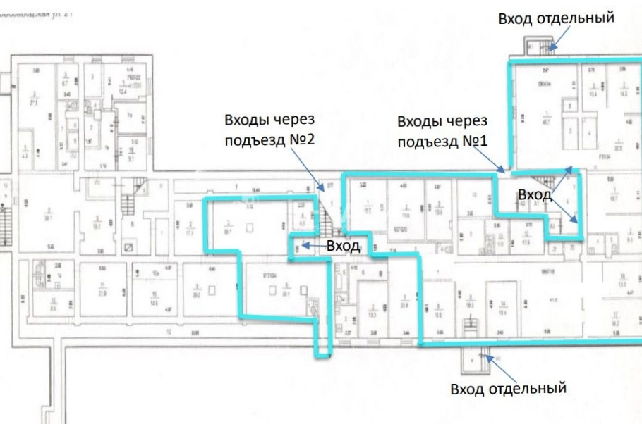 Торговая площадь Новозаводская, 21 площадью 462 квадратных метров