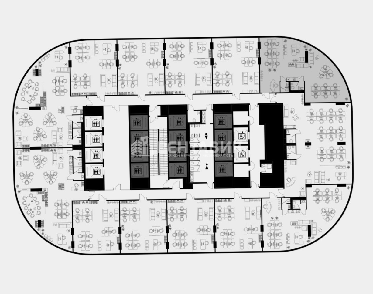 Офис НОРД ГЕЙТ площадью 457.93 квадратных метров
