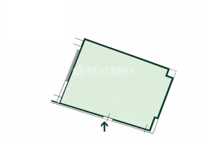 Торговая площадь ПОРТА площадью 60.3 квадратных метров