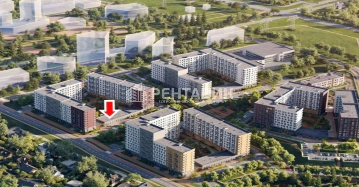 Торговая площадь Подольские кварталы площадью 373.5 квадратных метров