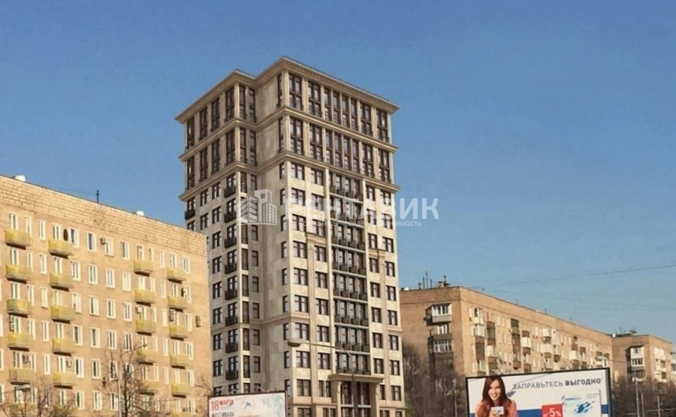 фасад дома, здание по адресу г Москва, Ломоносовский пр-кт, д 36А 