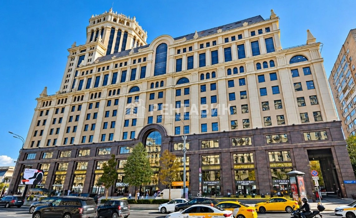 фасад дома, здание по адресу г Москва, Павелецкая пл, д 2 стр 1