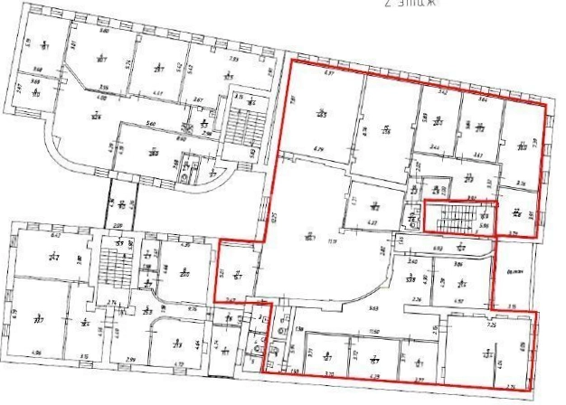 Офис Николоямская Плаза площадью 523.5 квадратных метров