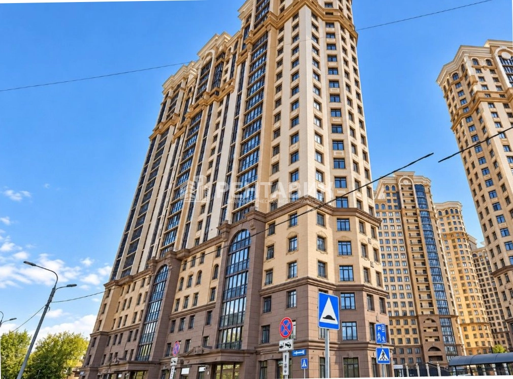 фасад дома, здание по адресу г Москва, Хорошёвское шоссе, д 25А к 2
