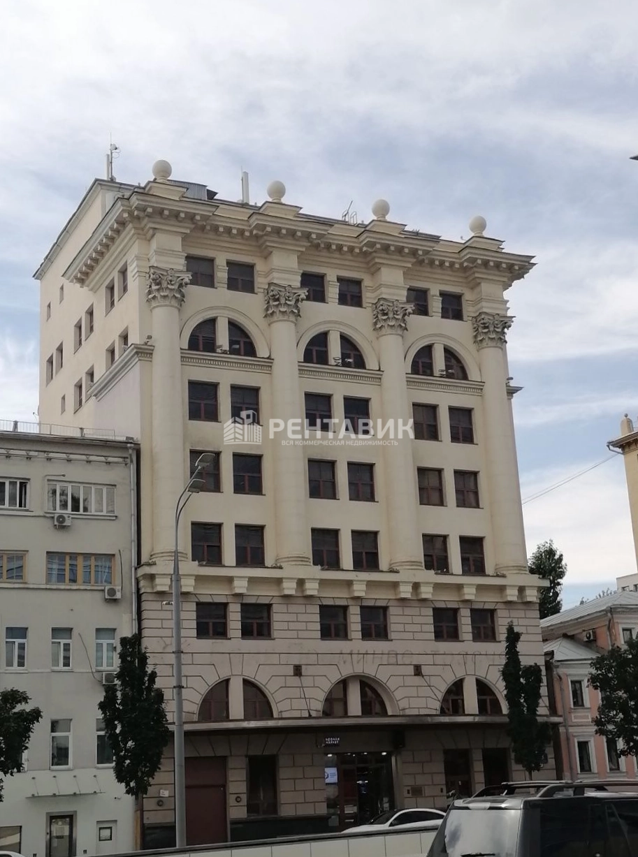 фасад дома, здание по адресу г Москва, Новинский б-р, д 3 стр 1