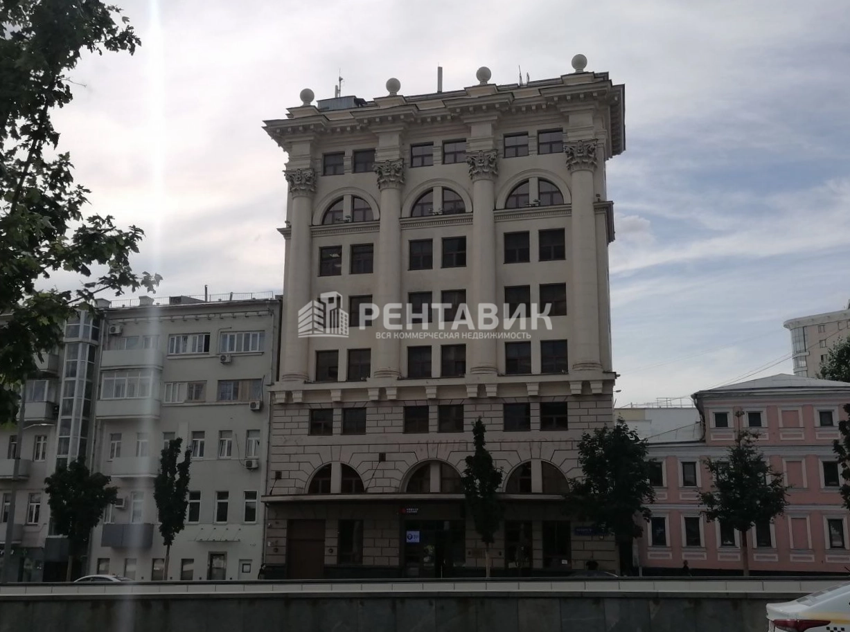 фасад дома, здание по адресу г Москва, Новинский б-р, д 3 стр 1