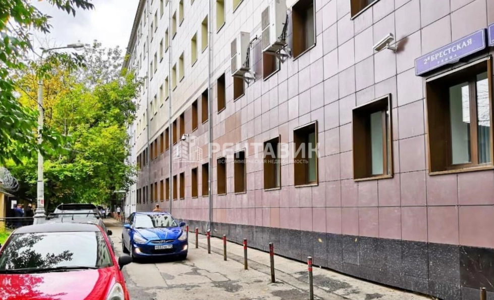 фасад дома, здание по адресу г Москва, ул 2-я Брестская, д 9 стр 1