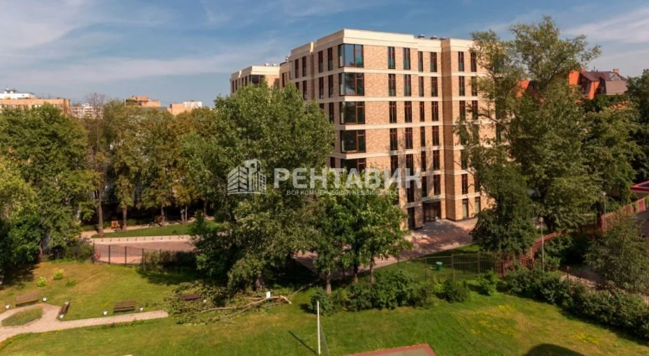 фасад дома, здание по адресу г Москва, Гороховский пер, д 12 