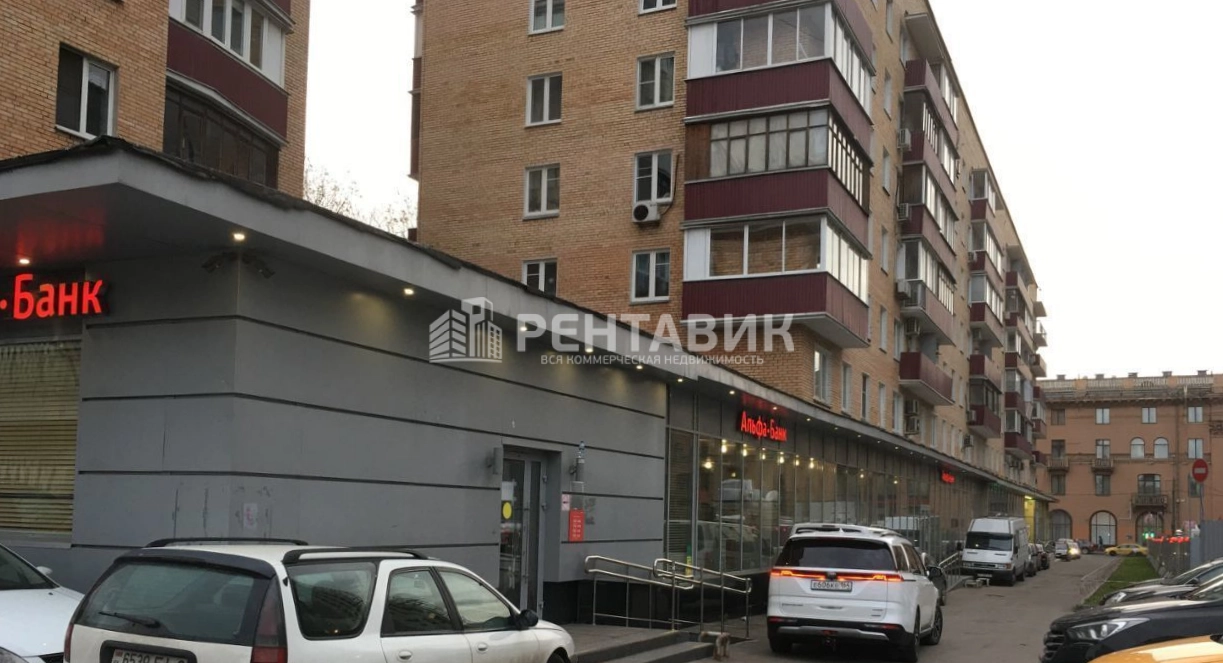 фасад дома, здание по адресу г Москва, Ленинградский пр-кт, д 34 