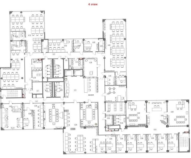 Офис West Plaza, строение 10 площадью 1515 квадратных метров
