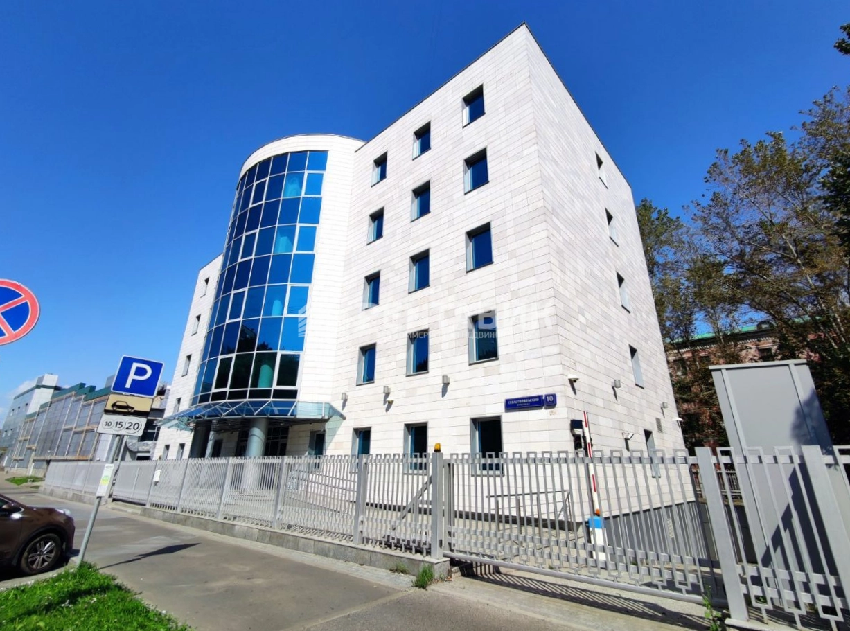 фасад дома, здание по адресу г Москва, Севастопольский пр-кт, д 10 к 1