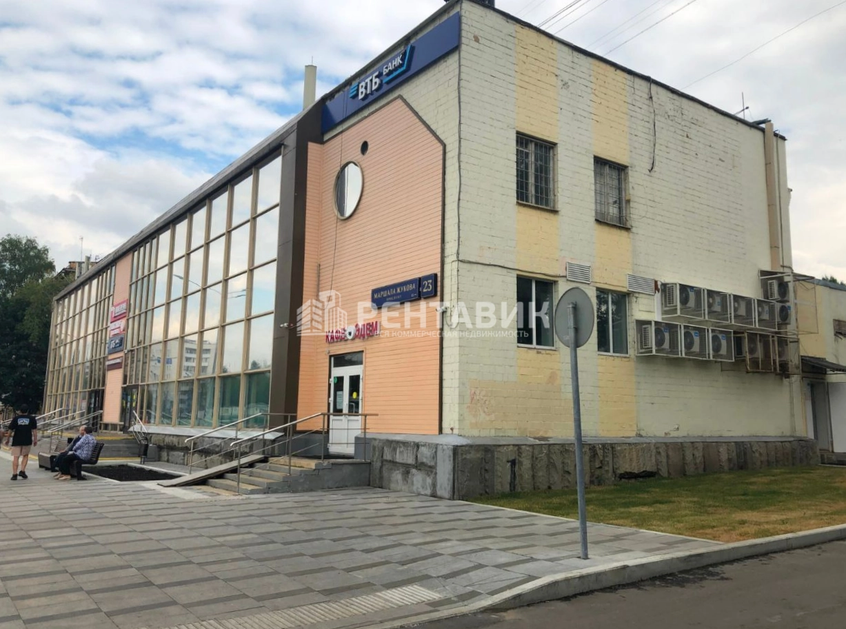 фасад дома, здание по адресу г Москва, пр-кт Маршала Жукова, д 23