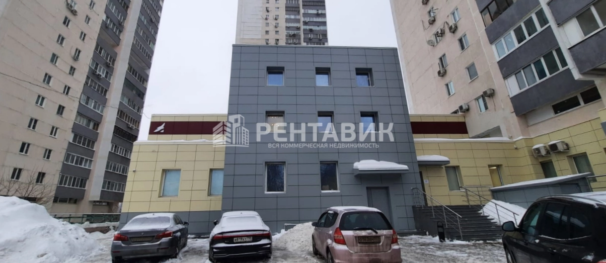 фасад дома, здание по адресу г Москва, Ленинский пр-кт, д 121/1 к 2