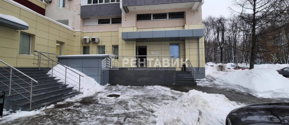 фасад дома, здание по адресу г Москва, Ленинский пр-кт, д 121/1 к 2