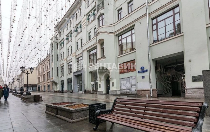 фасад дома, здание по адресу г Москва, ул Кузнецкий Мост, д 3