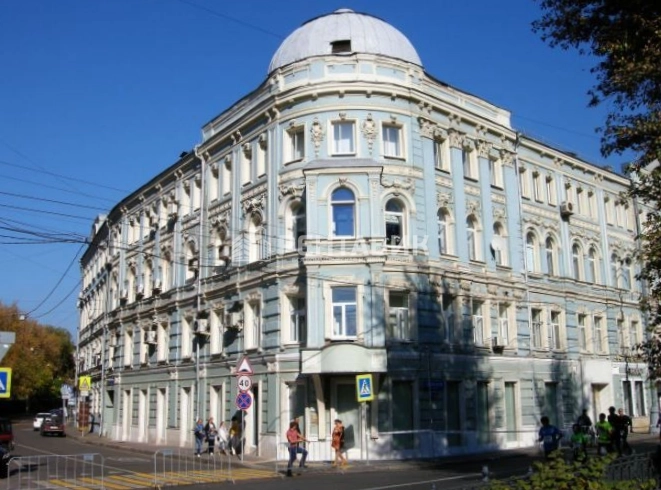 фасад дома, здание по адресу г Москва, ул Бронная М., д 2 стр 1