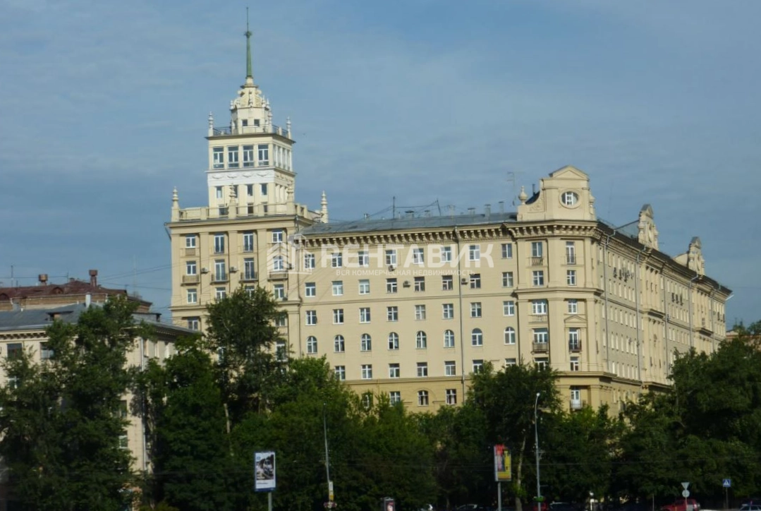 фасад дома, здание по адресу г Москва, Фрунзенская наб, д 24