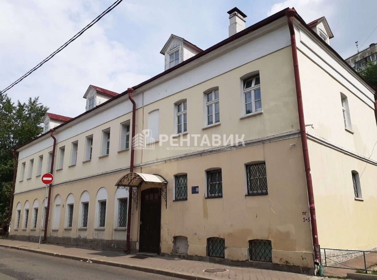 фасад дома, здание по адресу г Москва, Гороховский пер, д 6/1 стр 1