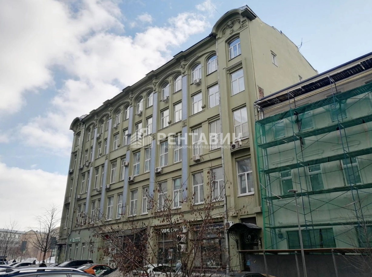 фасад дома, здание по адресу г Москва, Мясницкий проезд, д 4 стр 1