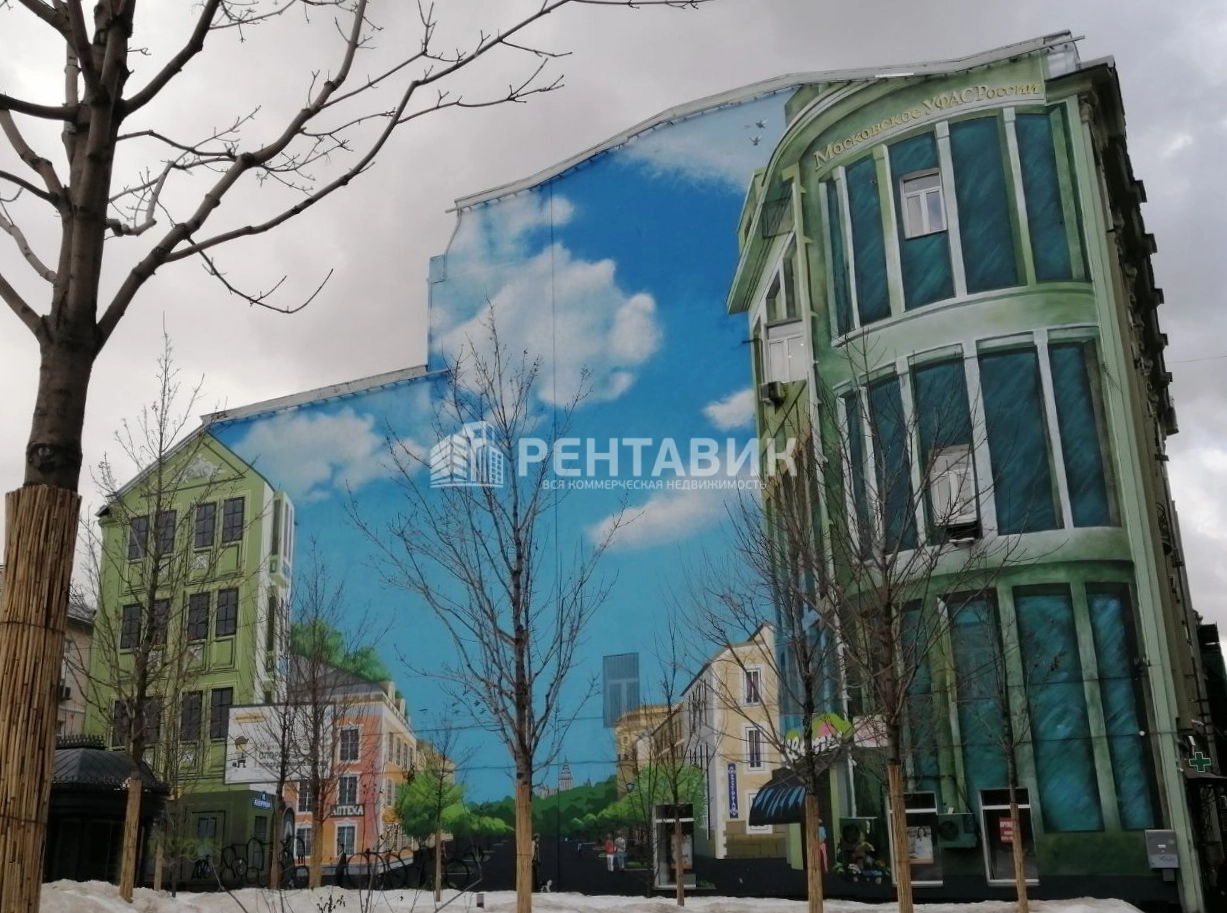 фасад дома, здание по адресу г Москва, Мясницкий проезд, д 4 стр 1