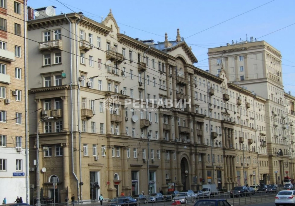 фасад дома, здание по адресу г Москва, ул Краснопрудная, д 3-5 стр 1 
