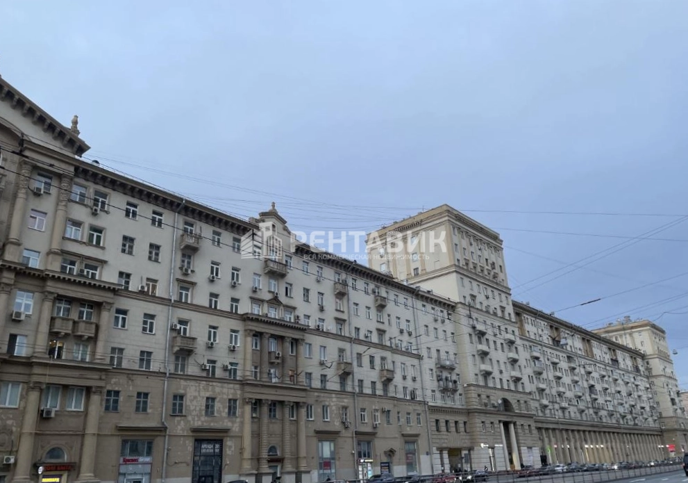 фасад дома, здание по адресу г Москва, ул Краснопрудная, д 3-5 стр 1 
