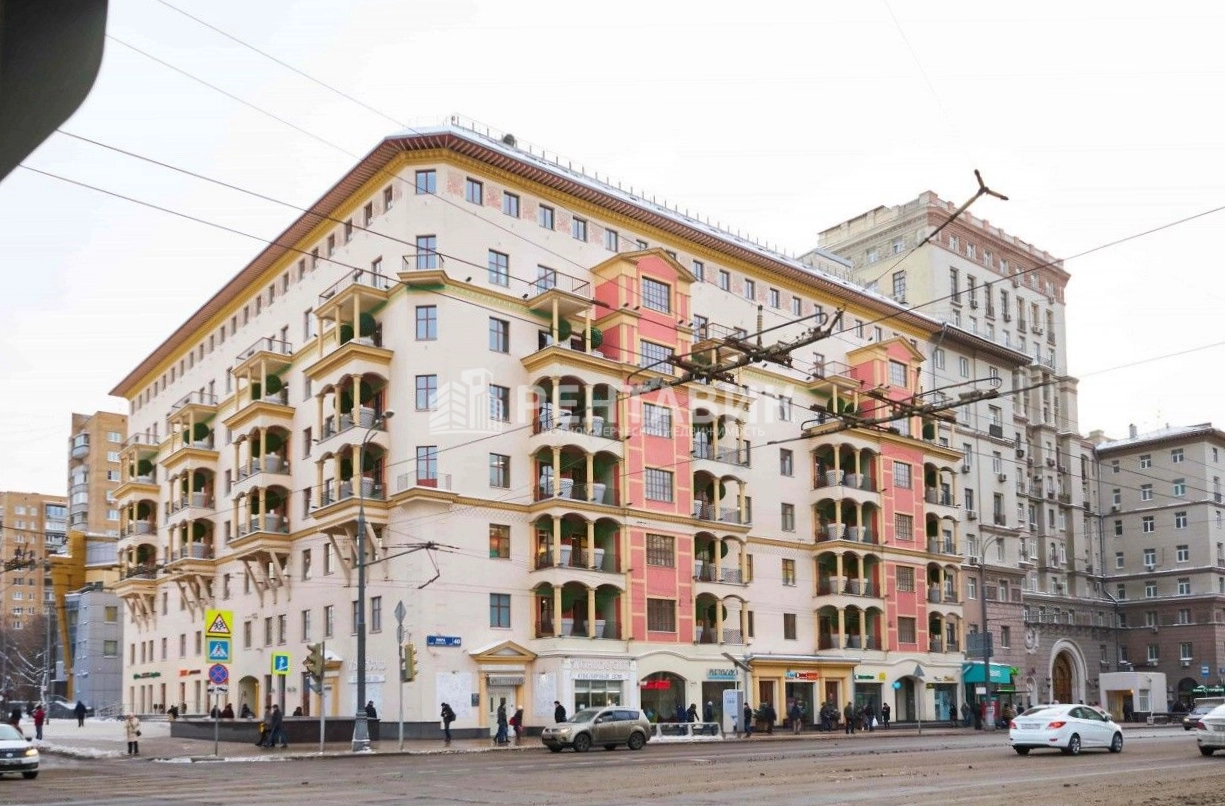 фасад дома, здание по адресу г Москва, пр-кт Мира, д 40