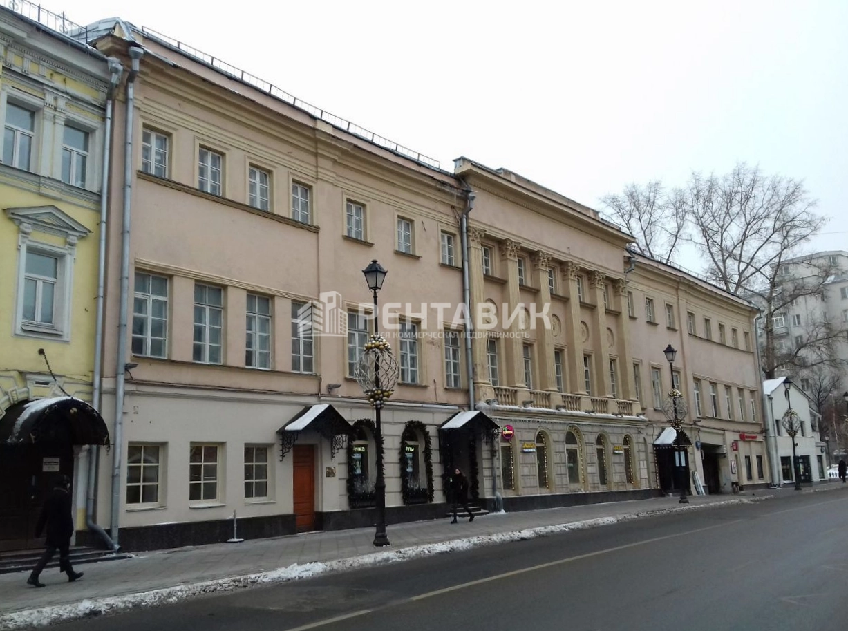 фасад дома, здание по адресу г Москва, ул Покровка, д 3/7 стр 1А