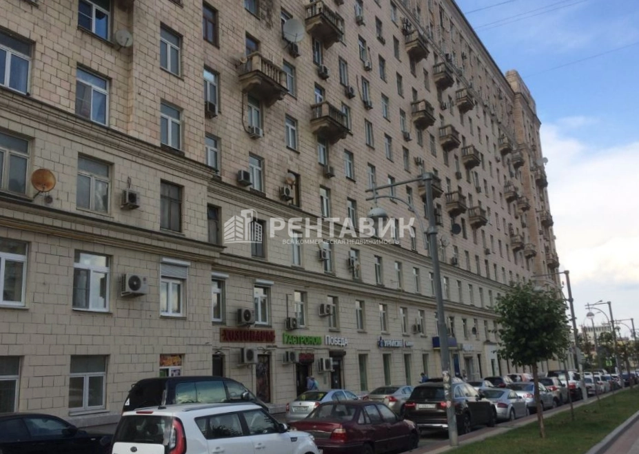фасад дома, здание по адресу г Москва, пл Победы, д 2 к 1