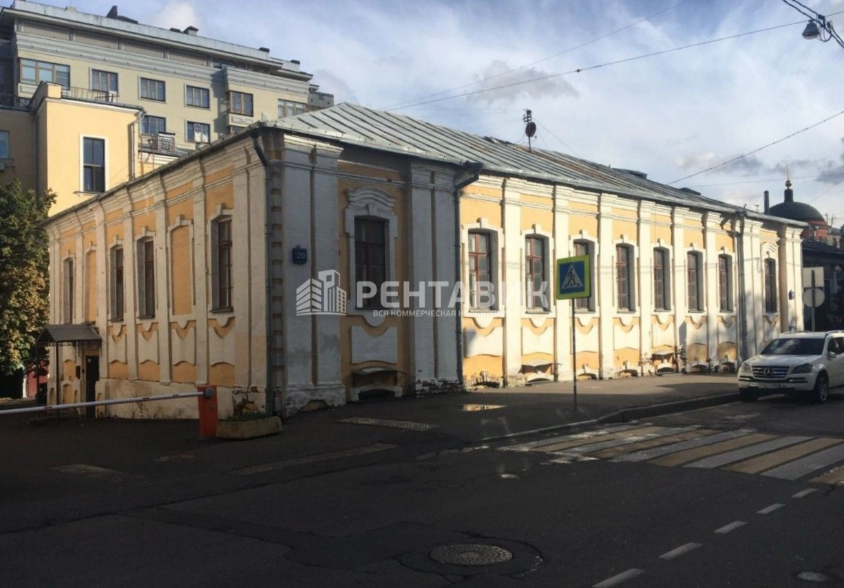 фасад дома, здание по адресу г Москва, Большой Афанасьевский пер, д 20