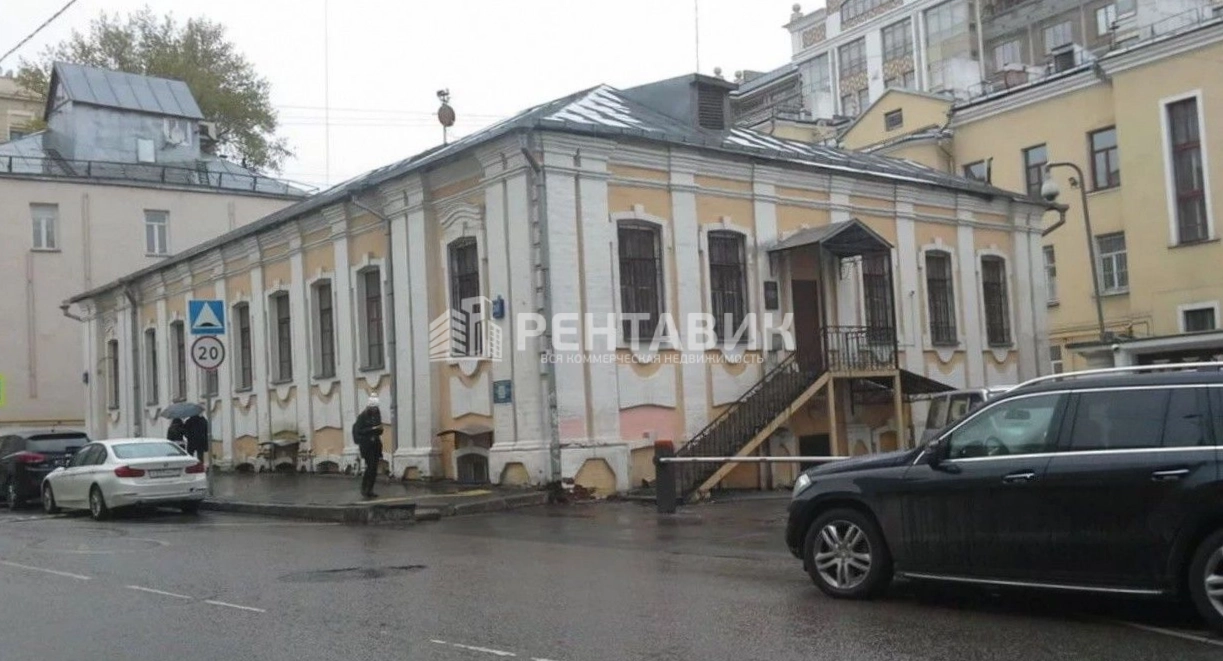 фасад дома, здание по адресу г Москва, Большой Афанасьевский пер, д 20
