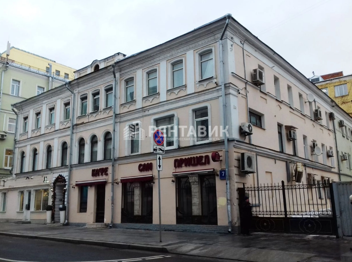 фасад дома, здание по адресу г Москва, Лубянский проезд, д 7 стр 1
