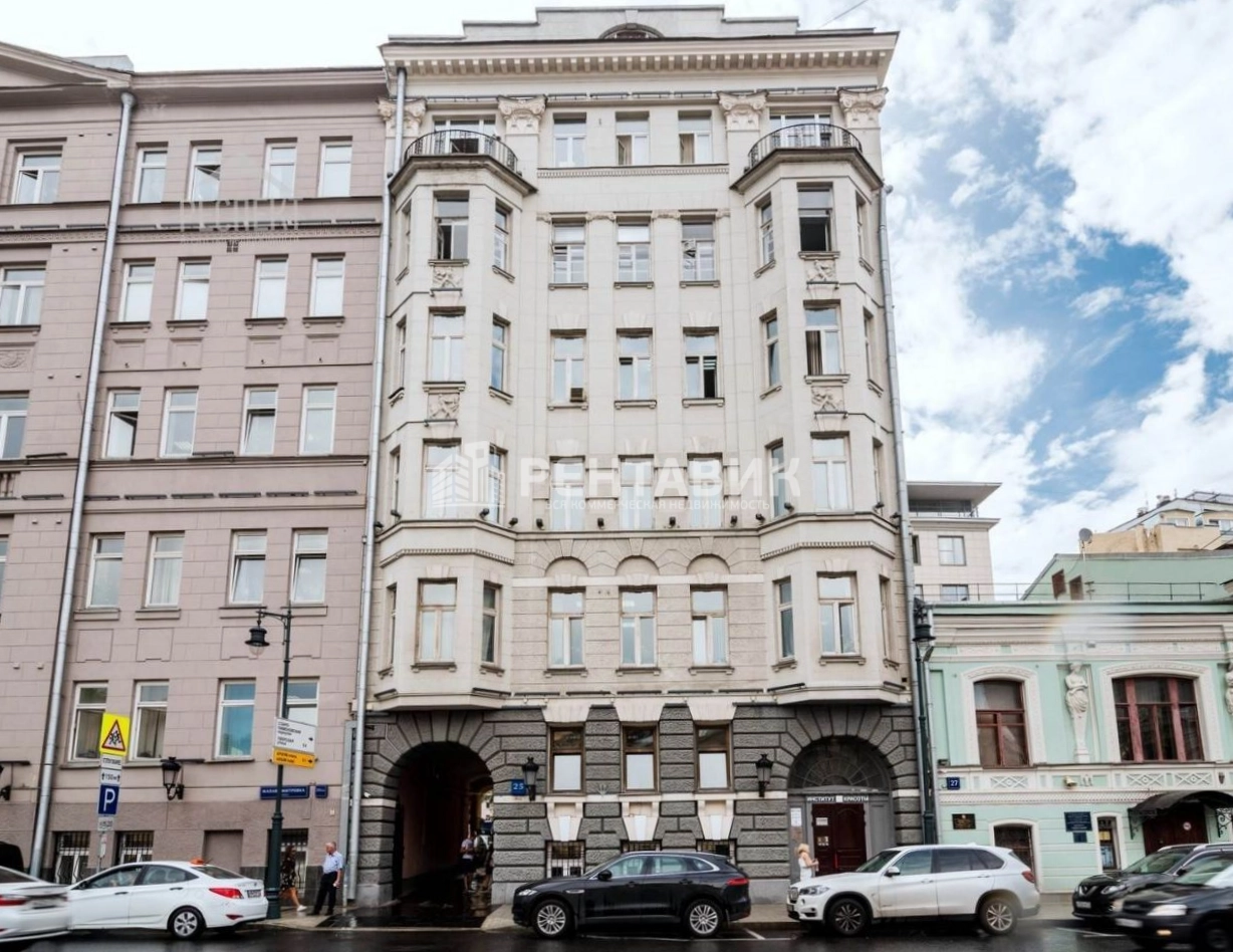 фасад дома, здание по адресу г Москва, ул Малая Дмитровка, д 25 стр 1 