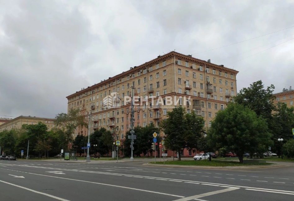 фасад дома, здание по адресу г Москва, Фрунзенская наб, д 38/1