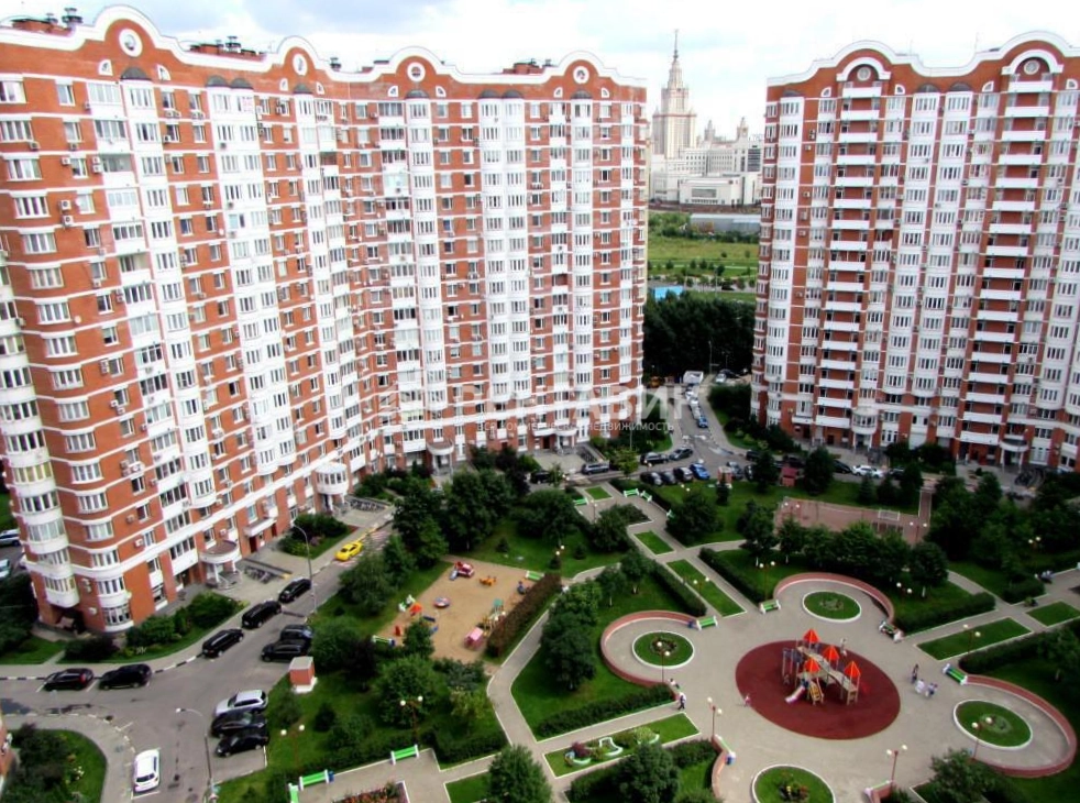 фасад дома, здание по адресу г Москва, Мичуринский пр-кт, д 11 к 1