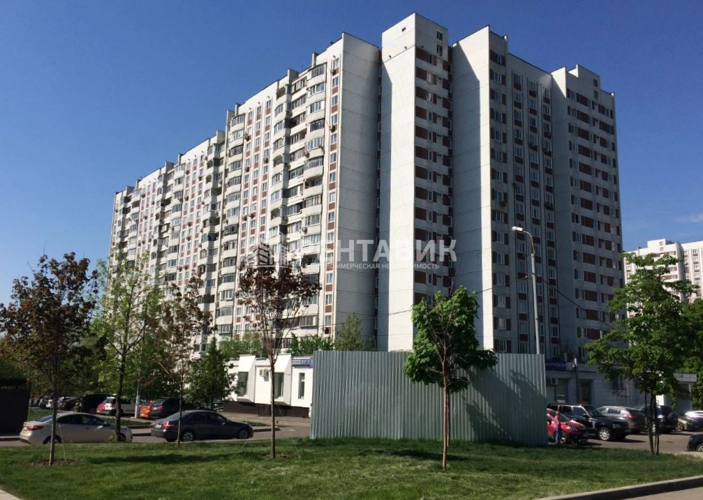 фасад дома, здание по адресу г Москва, Варшавское шоссе, д 128 к 1